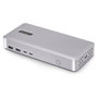 StarTech.com Docking Station USB4 40Gbps con Doble HDMI 4K y Ethernet 2,5GbE, Plata