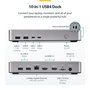 Startech Base USB4 Docking Station USB-C 40Gbps, Doble HDMI, Hasta 2x 4K 60Hz 4:4:4 o 2x 4K 120Hz 4:2:2