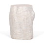 DKD Home Decor Mesita Auxiliar de Madera Mungur Tallada