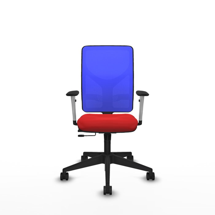 PIQUERAS Y CRESPO Silla de oficina Motilla con mecanismo Sincro/Traslack, Azul y Rojo PIQUERAS Y CRESPO Silla de oficina Motilla con mecanismo Sincro/Traslack, Azul y Rojo