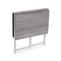 Versa Juego de Mesa Plegable con 4 Sillas, Madera, 70x75x100 cm