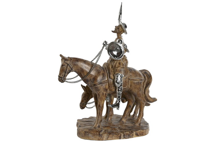 DKD Home Decor Figura de Resina Quijote Natural