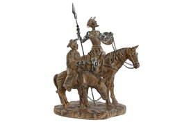 DKD Home Decor Figura de Resina Quijote Natural