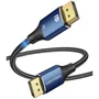 Vention Cable DisplayPort 1.4 HCELF Macho a Macho 8K 3m Azul Trenzado de Algodón