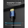 Vention Cable DisplayPort 1.4 HCELF Macho a Macho 8K 3m Azul Trenzado de Algodón