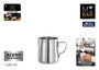 Inde Lechera Acero Inoxidable 245 ml My Bar, 9.2 x 6.7 x 7.6 cm (24 Unidades)