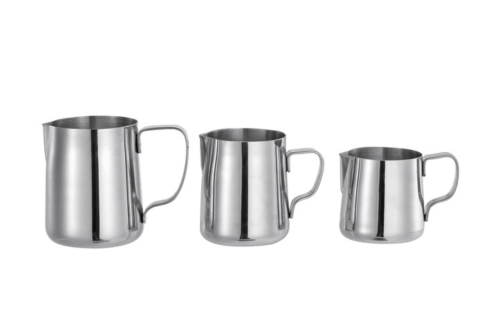 Inde Lechera Acero Inoxidable 245 ml My Bar, 9.2 x 6.7 x 7.6 cm (24 Unidades)