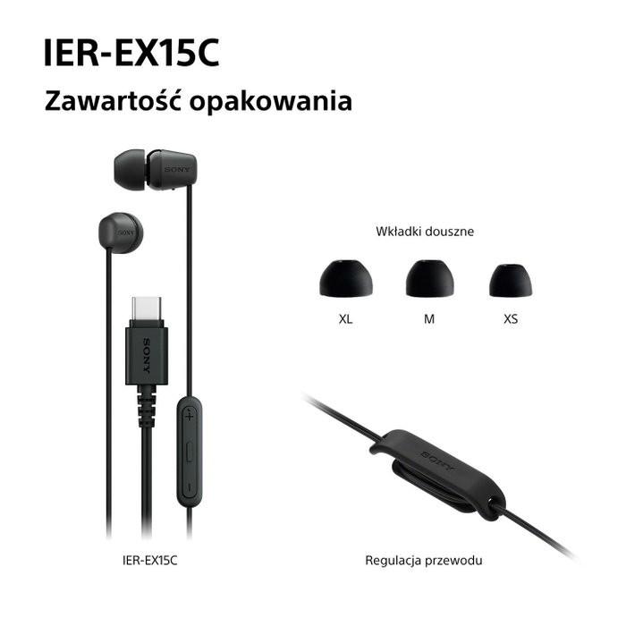 Sony IER-EX15C Auriculares Intraurales USB-C Azul