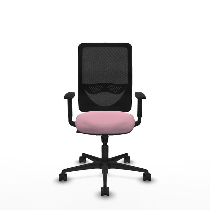 PIQUERAS Y CRESPO Silla de oficina Zulema con mecanismo Sincro, Rosa y Negro PIQUERAS Y CRESPO Silla de oficina Zulema con mecanismo Sincro, Rosa y Negro