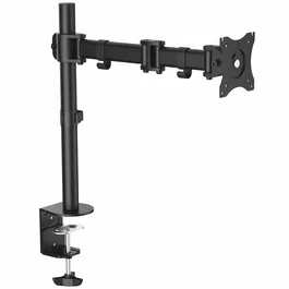 StarTech ARMPIVOTB Soporte Articulado VESA Brazo para Monitor hasta 27", 8kg - Ajustable en Altura, Inclinación 90°, Rotación 360°, Escritorio, Gestión de Cables, Negro