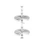 Emuca Juego de bandejas giratorias Shelvo 3/4, para módulo 900mm, Plástico y Aluminio, Gris