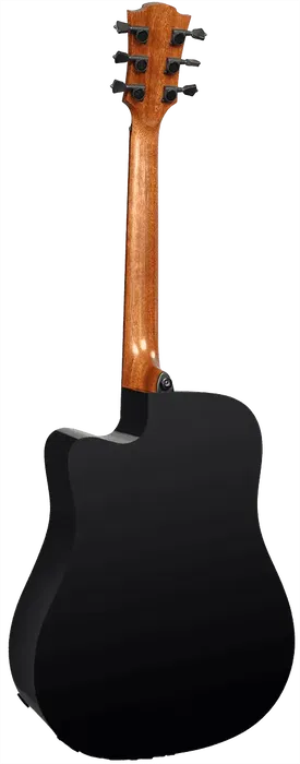 LAG Guitarra Acústica Dreadnought Cutaway Tramontane 118 A/E Electroacústica Negra Brillante