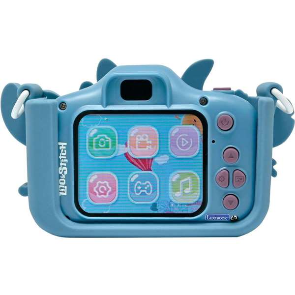 Lexibook Cámara Digital Disney Stitch con Protección de Silicona y 32 GB