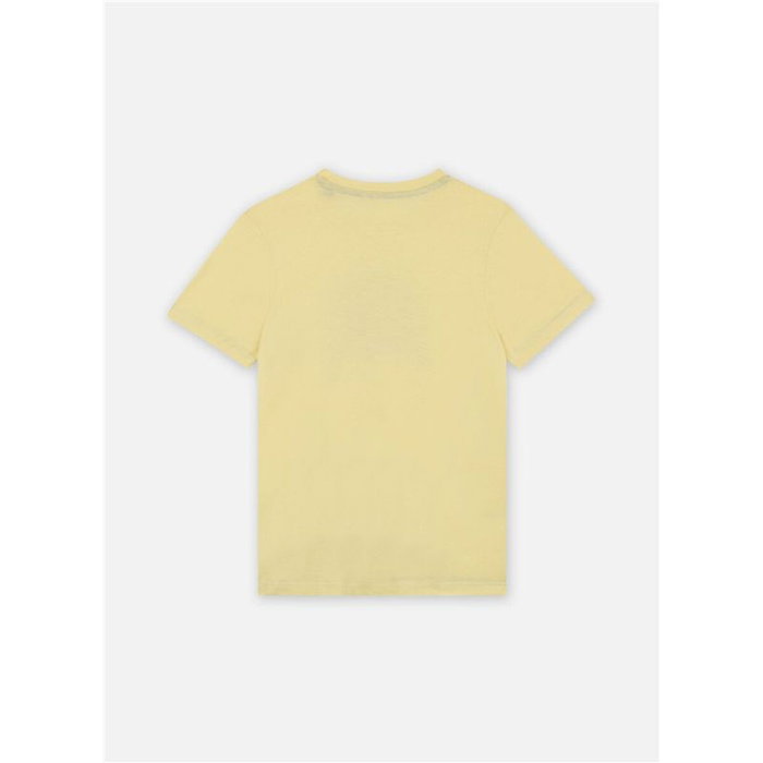 Camiseta de Manga Corta Infantil Jack & Jones Jjsummer Smu Vibe Ss Crew Amarillo