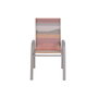 DKD Home Decor Mesa de Acero y Cristal para Terraza y Jardín, Color Verde Jade y Multicolor, Apilable, 60x60x70 cm, Sunset26