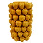 DKD Home Decor Jarrón de Gres Pimientas Amarillo