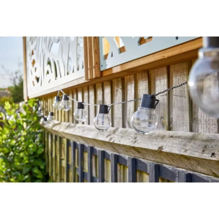 Smart Garden Guirnalda de Luces Solares Globulb 40 LED Blanco Cálido 13.7 m Panel Solar IP44 SMA1728677209823 Smart Garden Guirnalda de Luces Solares Globulb 40 LED Blanco Cálido 13.7 m Panel Solar IP44 SMA1728677209823