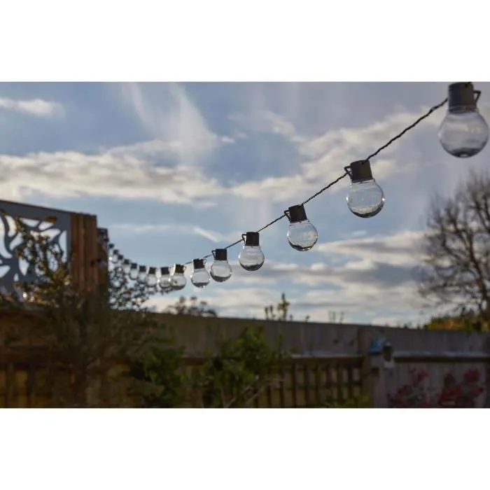 Smart Garden Guirnalda de Luces Solares Globulb 40 LED Blanco Cálido 13.7 m Panel Solar IP44 SMA1728677209823 Smart Garden Guirnalda de Luces Solares Globulb 40 LED Blanco Cálido 13.7 m Panel Solar IP44 SMA1728677209823
