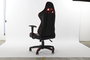 DKD Home Decor Silla Gaming Rojo Negro PU Metal PVC 68 x 136 x 65 cm