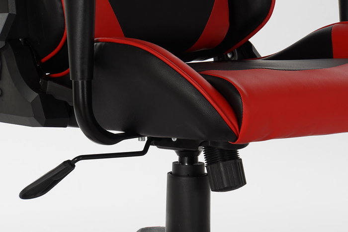 DKD Home Decor Silla Gaming Rojo Negro PU Metal PVC 68 x 136 x 65 cm