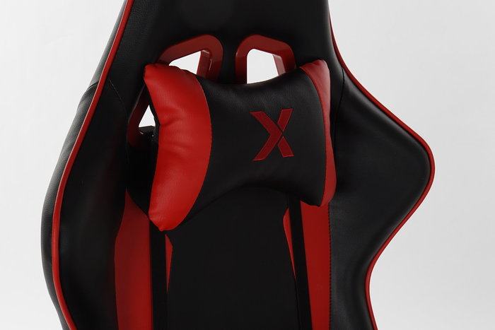 DKD Home Decor Silla Gaming Rojo Negro PU Metal PVC 68 x 136 x 65 cm