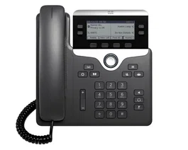 Cisco 7821 Teléfono IP VoIP SIP Negro/Plata con Pantalla 3.5" - 2 Líneas, SRTP, PoE, Protocolos G.711/G.722, Montaje Escritorio/Pared