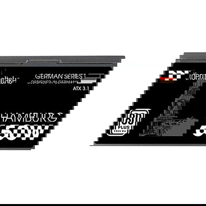 Thermaltake Fuente de Alimentación ATX3.1 650W 80+ Hamburg para PC Thermaltake Fuente de Alimentación ATX3.1 650W 80+ Hamburg para PC