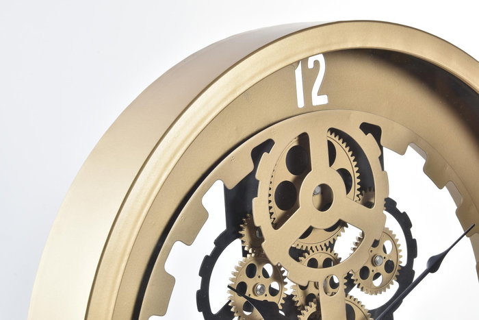 DKD Home Decor Reloj de Pared Loft Dorado Plateado Hierro Cristal 50x50x8 cm (2 Unidades) DKD Home Decor Reloj de Pared Loft Dorado Plateado Hierro Cristal 50x50x8 cm (2 Unidades)