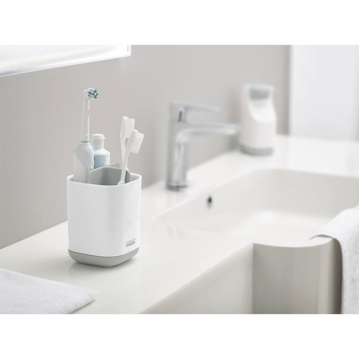 Joseph Joseph EasyStore Portacepillos de dientes Gris claro