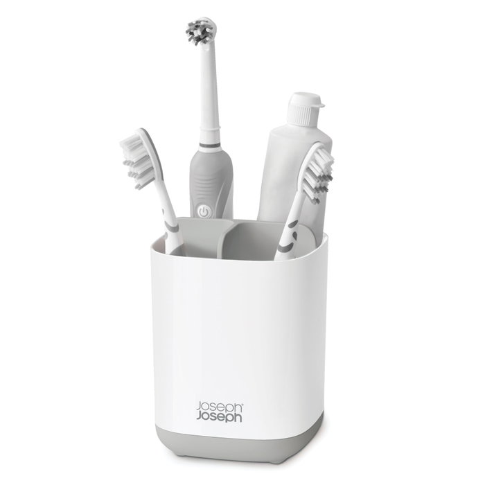 Joseph Joseph EasyStore Portacepillos de dientes Gris claro