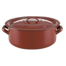 Quid Cacerola Acero Esmaltado Clasico Esmalte 20 cm - 2,8 L Marrón