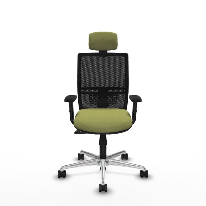 PIQUERAS Y CRESPO Silla de oficina Yunquera con mecanismo Sincro Verde oliva PIQUERAS Y CRESPO Silla de oficina Yunquera con mecanismo Sincro Verde oliva