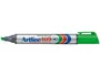 Artline Marcador Permanente 109 Verde Punta Biselada Rotulador Resistente al Agua Secado Rápido Tinta Permanente Trazo 2-5mm