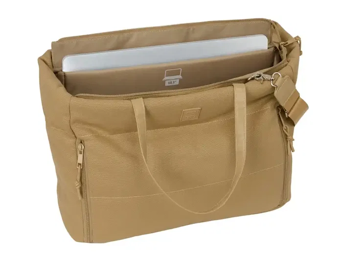 Safta Bolso con Bolsillo para Portátil 14,1'' Ocre