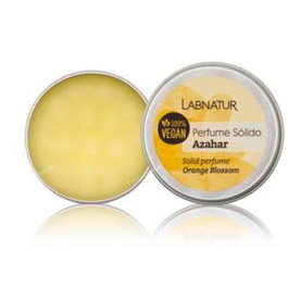 LABNATUR BIO Perfume Sólido de Azahar 15ml - Fragancia Cítrico-Floral, 100% Vegano, Larga Duración