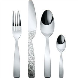 Alessi MW03S24 DRESSED Cubertería 24 Piezas Acero Inoxidable 18/10