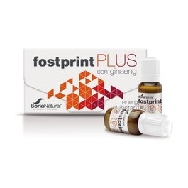 Soria Natural Fost Print Plus 20 viales 15 ml con Ginseng, Jalea Real y Vitaminas