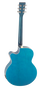 Daytona A-401CE Mini Jumbo Guitarra Acústica Electrificada Azul