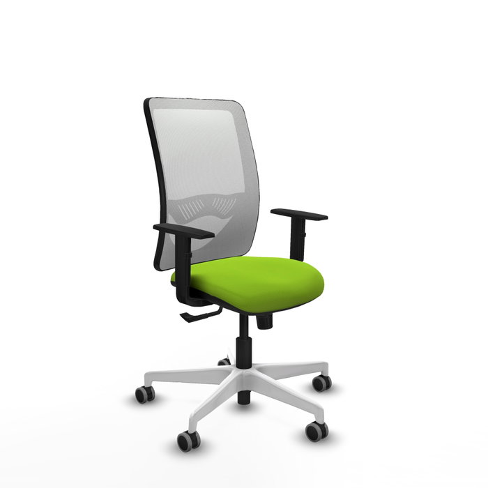 PIQUERAS Y CRESPO Silla de oficina Zulema con mecanismo Sincro, Pistacho y Blanco PIQUERAS Y CRESPO Silla de oficina Zulema con mecanismo Sincro, Pistacho y Blanco