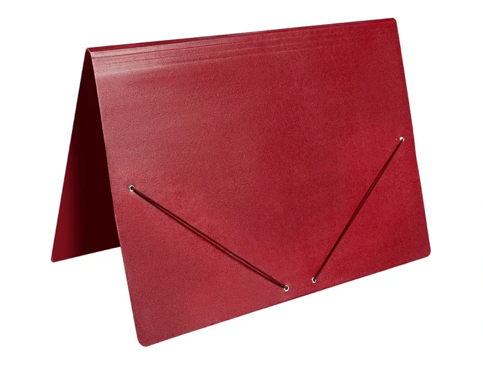 Liderpapel Carpeta de Planos A3 Cartón Gofrado Rojo