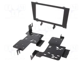 METRA Bastidor de montaje de radio para Lexus 2 DIN, negro mate