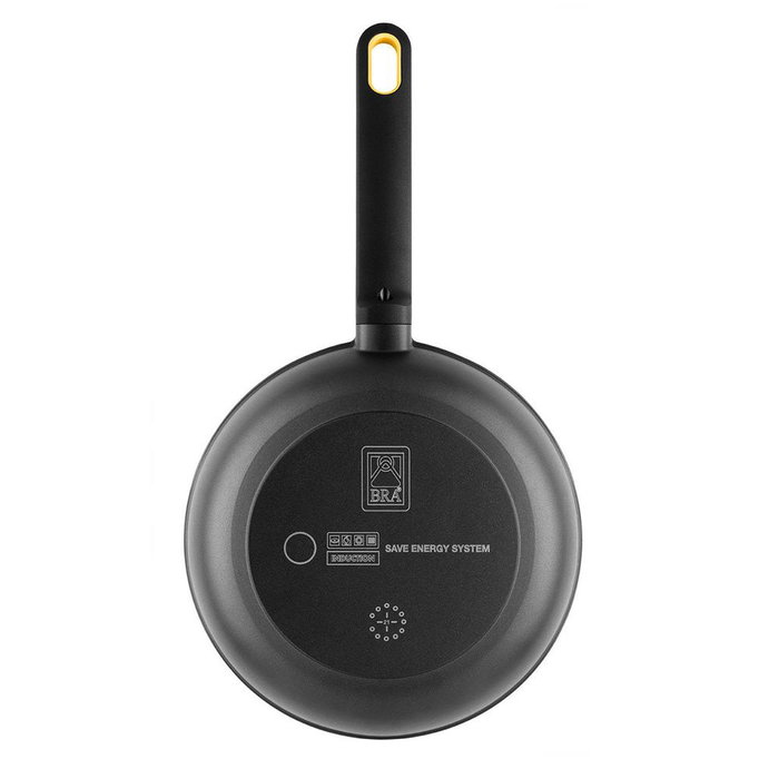 Bra Sartén Daily Pro Ø22 cm de Aluminio Fundido con Antiadherente Tricapa, Mango de Baquelita y Silicona, para Todas las Fuentes de Calor, Libre de PFOA, Apta para Lavavajillas