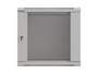 Lanberg Armario Rack de Pared 9U 19 Pulgadas 540x350mm Gris con Puerta Acristalada