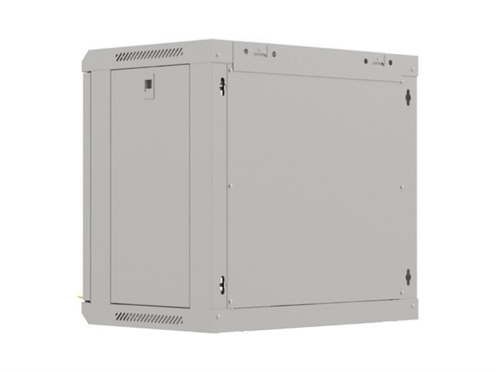 Lanberg Armario Rack de Pared 9U 19 Pulgadas 540x350mm Gris con Puerta Acristalada