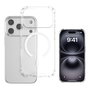 4smarts Hybrid Case Ibiza, Bumper Transparente MagSafe para Apple iPhone 17 Pro, Resistente a Golpes y Caídas hasta 1.2 m