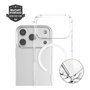 4smarts Hybrid Case Ibiza, Bumper Transparente MagSafe para Apple iPhone 17 Pro, Resistente a Golpes y Caídas hasta 1.2 m