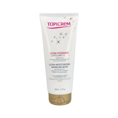 Topicrem UH Leche Ultra Hidratante Corporal Brillo Dorado 200 ml