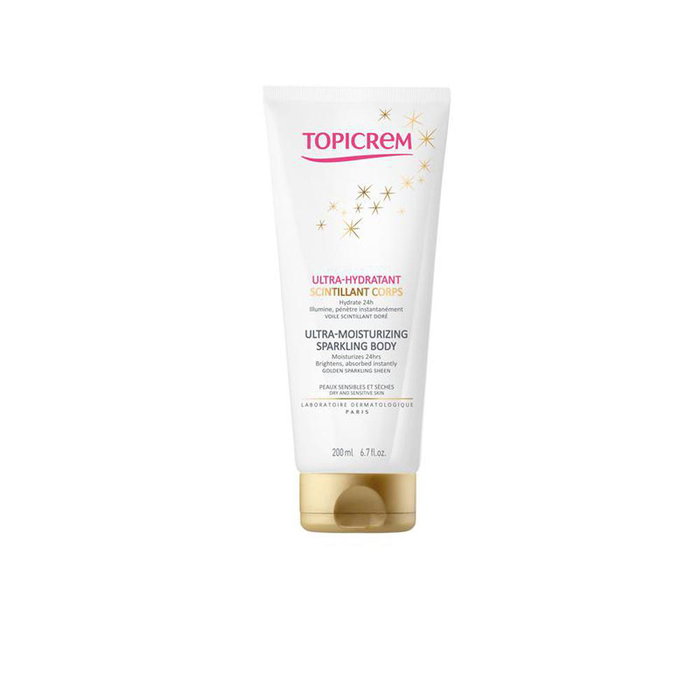 Topicrem UH Leche Ultra Hidratante Corporal Brillo Dorado 200 ml Topicrem UH Leche Ultra Hidratante Corporal Brillo Dorado 200 ml