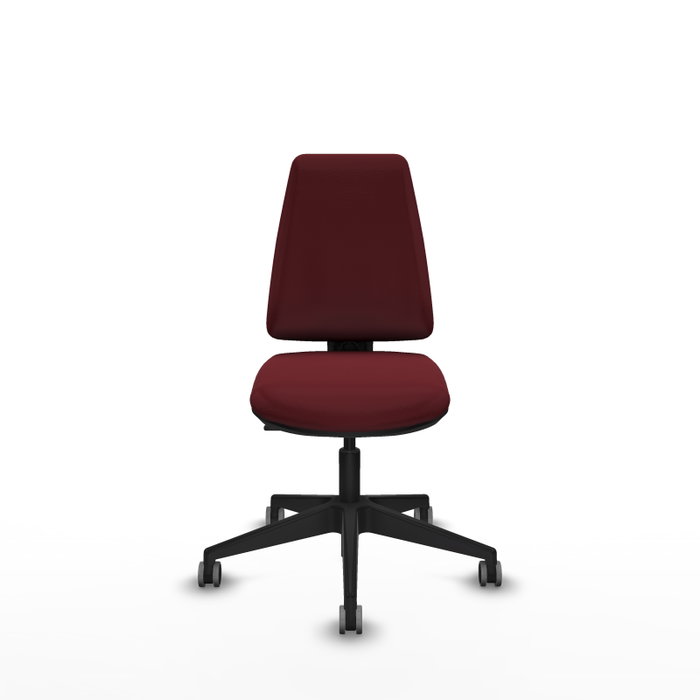 PIQUERAS Y CRESPO Silla de oficina Elche Granate sin brazos