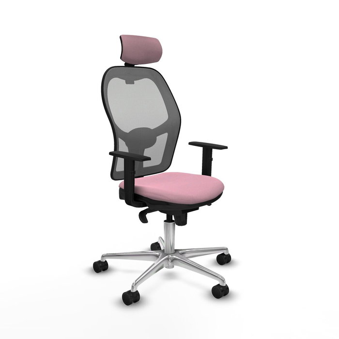 PIQUERAS Y CRESPO Silla de oficina Jorquera Rosa y Gris PIQUERAS Y CRESPO Silla de oficina Jorquera Rosa y Gris